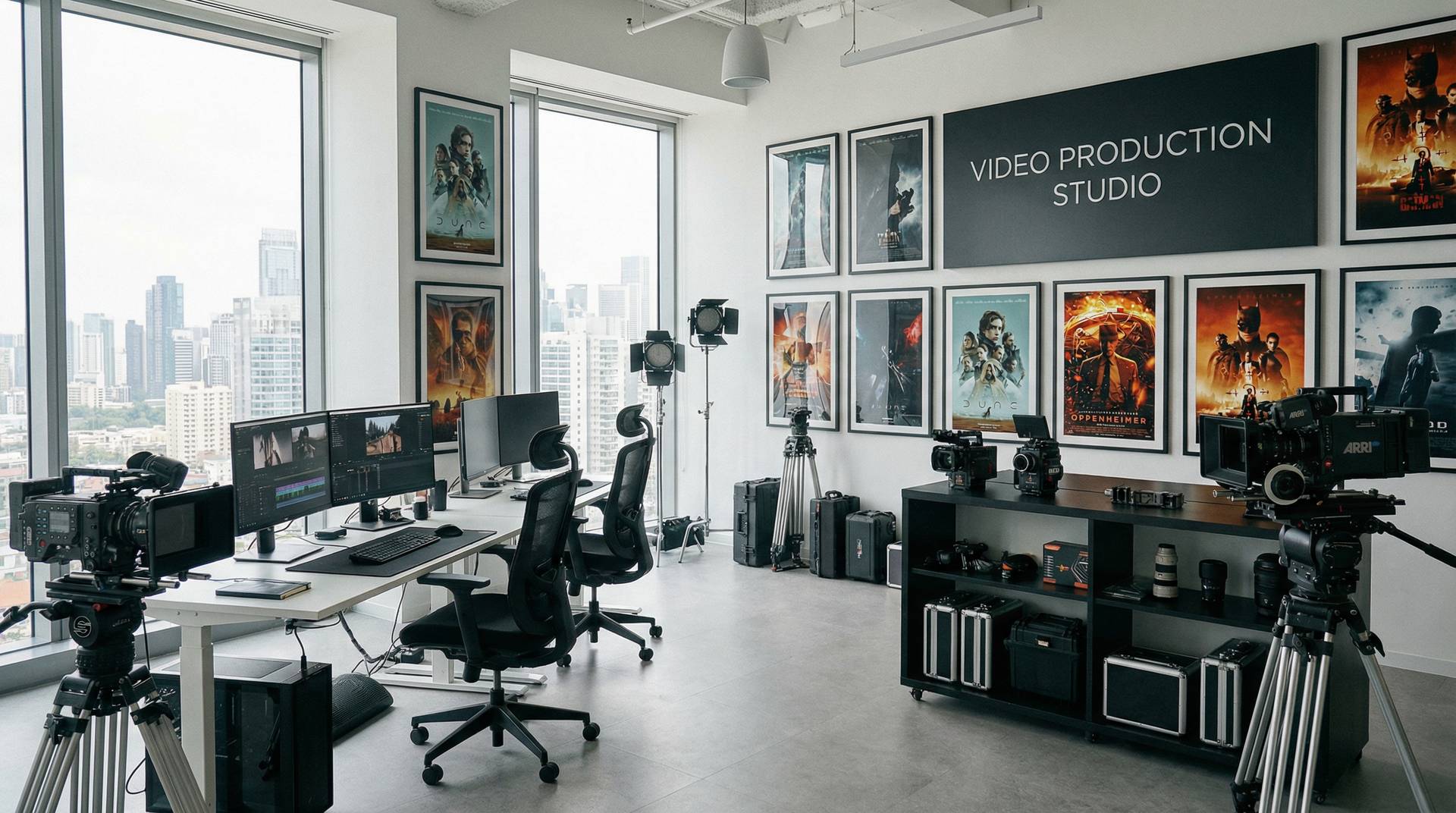 星空传媒公司办公室实景